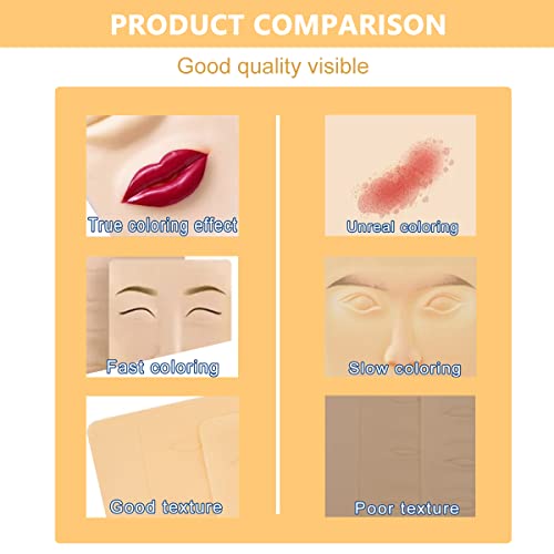 MAYCREATE Eyebrow Tattoo For Men, Skin Pad for Tattoo Practice Eyebrow Permanent Tattoo Practice Kit Microblading Set Manual Eyebrow Pen Needle Pigment Ink Practise Skin Tool MAYCREATE Eyebrow Tattoo For Men, Skin Pad for Tattoo Practice Eyebrow Permanent Tattoo Practice Kit Microblading Set Manual Eyebrow Pen Needle Pigment Ink Practise Skin Tool